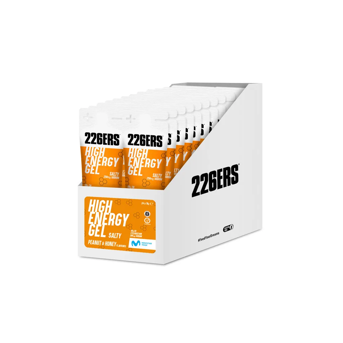 226ERS High Energy Gel energigel 24-pack 76g cyclodextrin