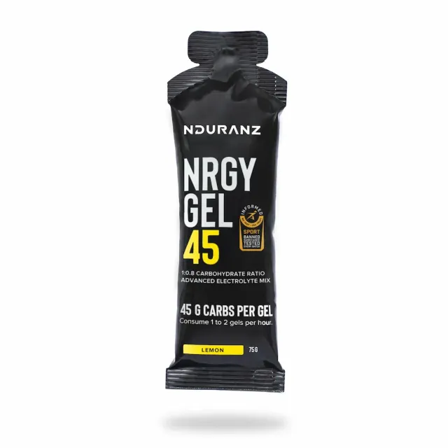 Nduranz Nrgy Gel 45 energigel Lemon 45 g kolhydrater