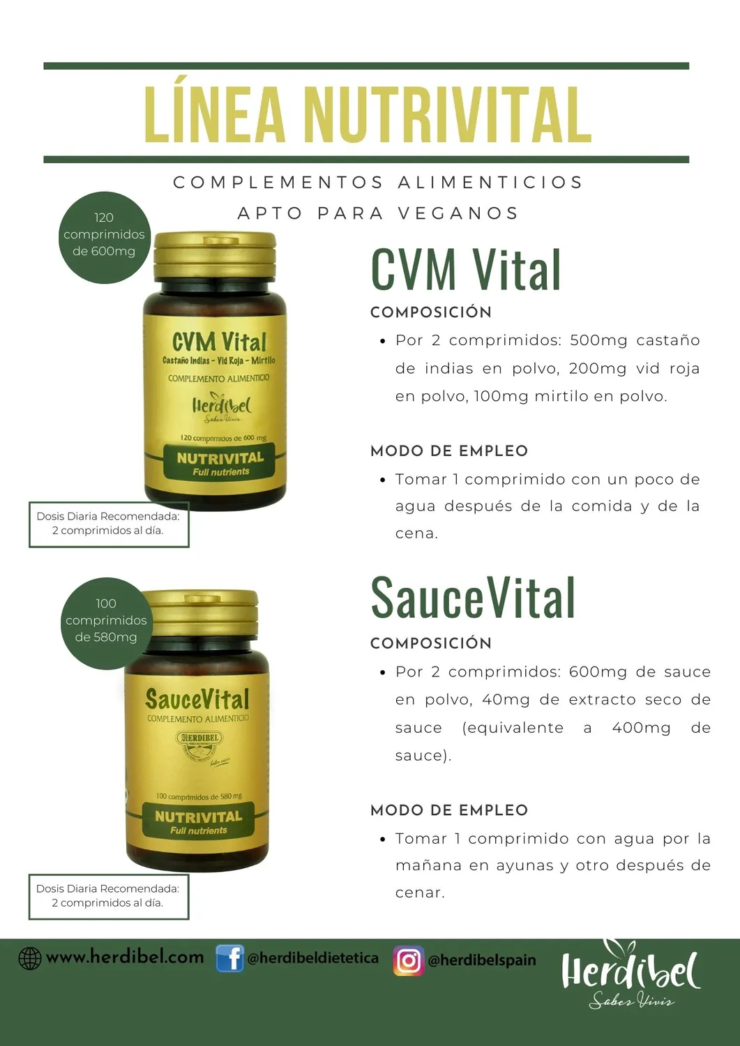 Herdibel SauceVital tabletter 100 st pilbark