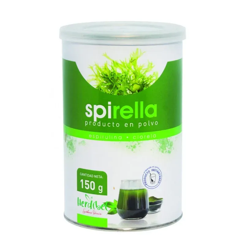 Herdibel Spirella pulver 150 g spirulina chlorella