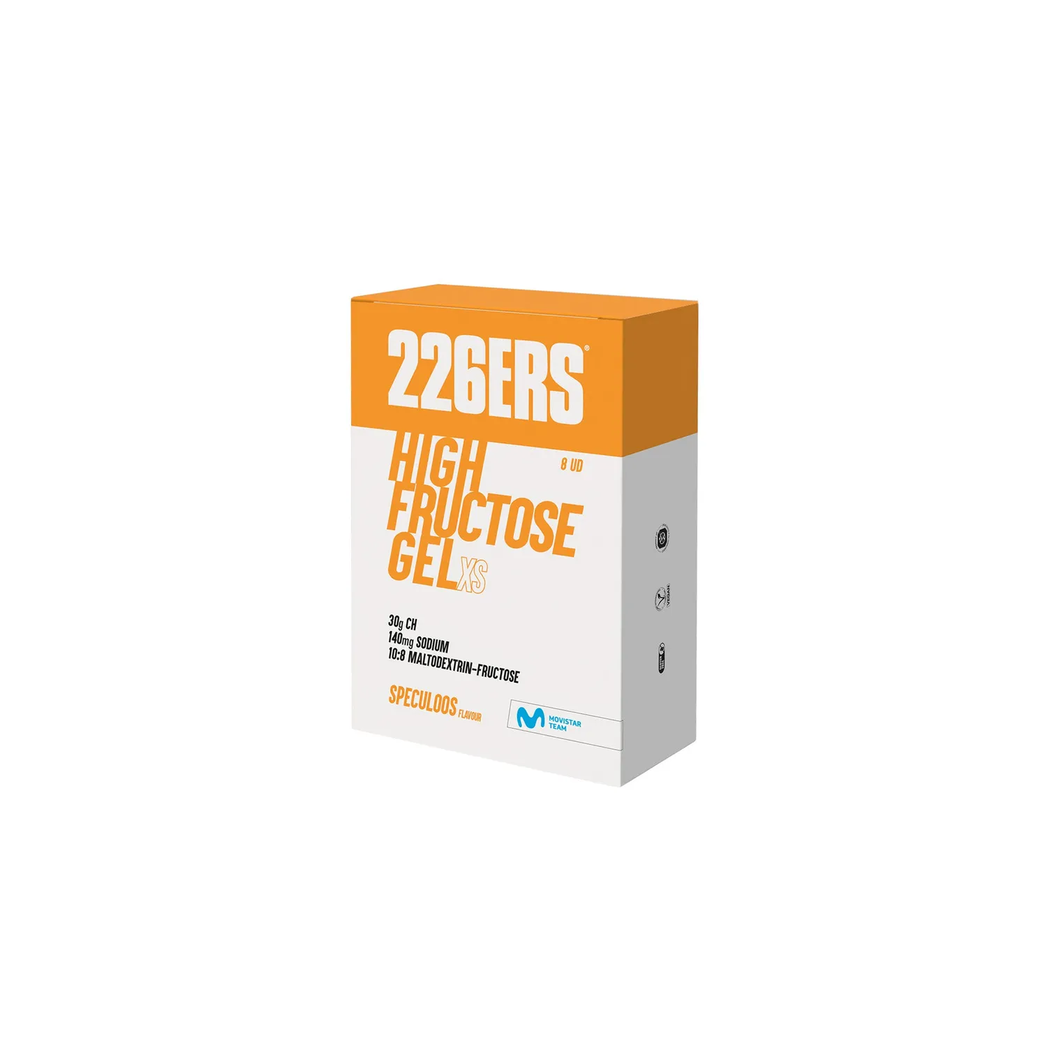 226ERS High Fructose Gel energigel 8x44g jordgubb högkolhydrat