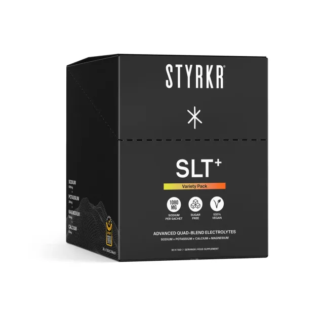 Styrkr SLT+ elektrolytpulver portionspåsar