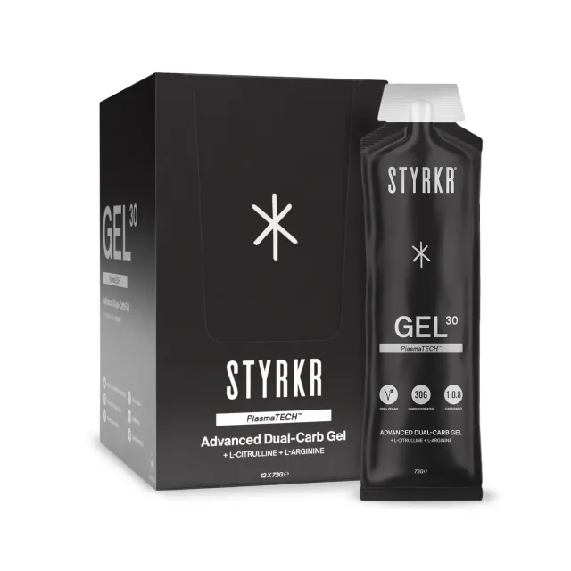 Styrkr GEL30 energigel 12-pack 30 g kolhydrater