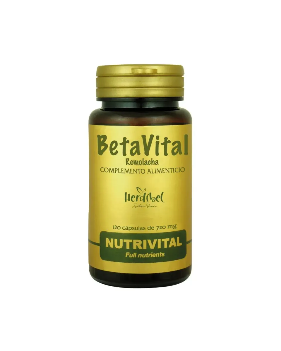 Herdibel Betavital kosttillskott 120 kapslar rödbeta