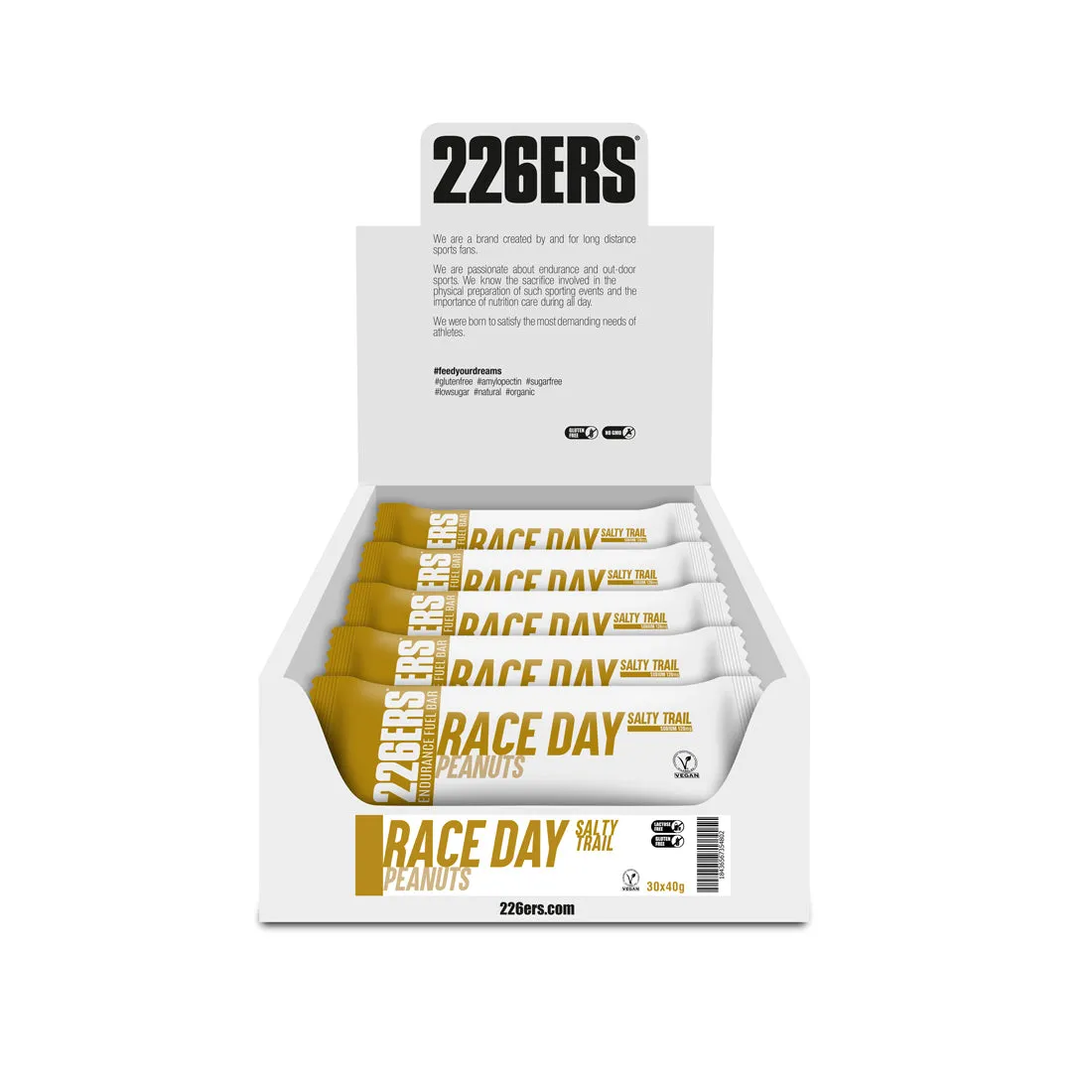 226ERS Race Day Bar energibar 30-pack salt