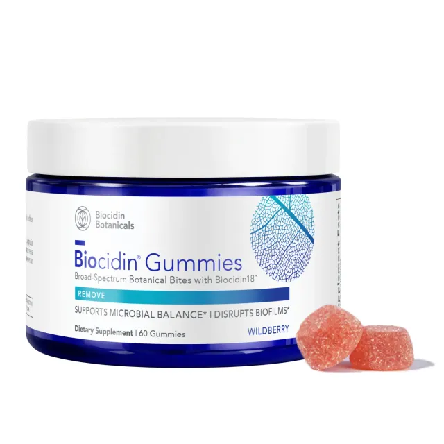 Biocidin Botanicals Biocidin Gummies tarmgummies 60 st wildberry
