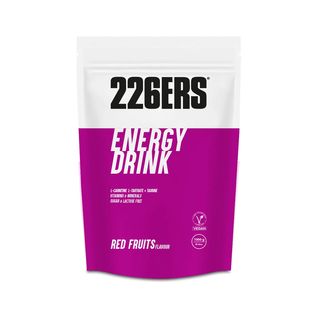 226ERS Energy Drink sportdryck citron 500 g koffeinfri