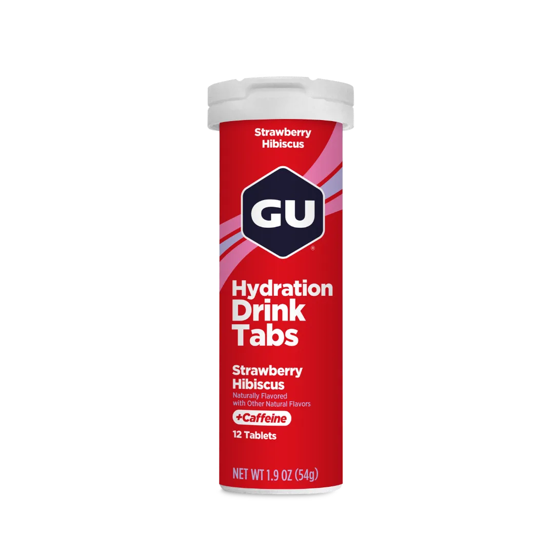 GU Energy Hydration Tabs vätsketabletter strawberry lemonade 4-pack