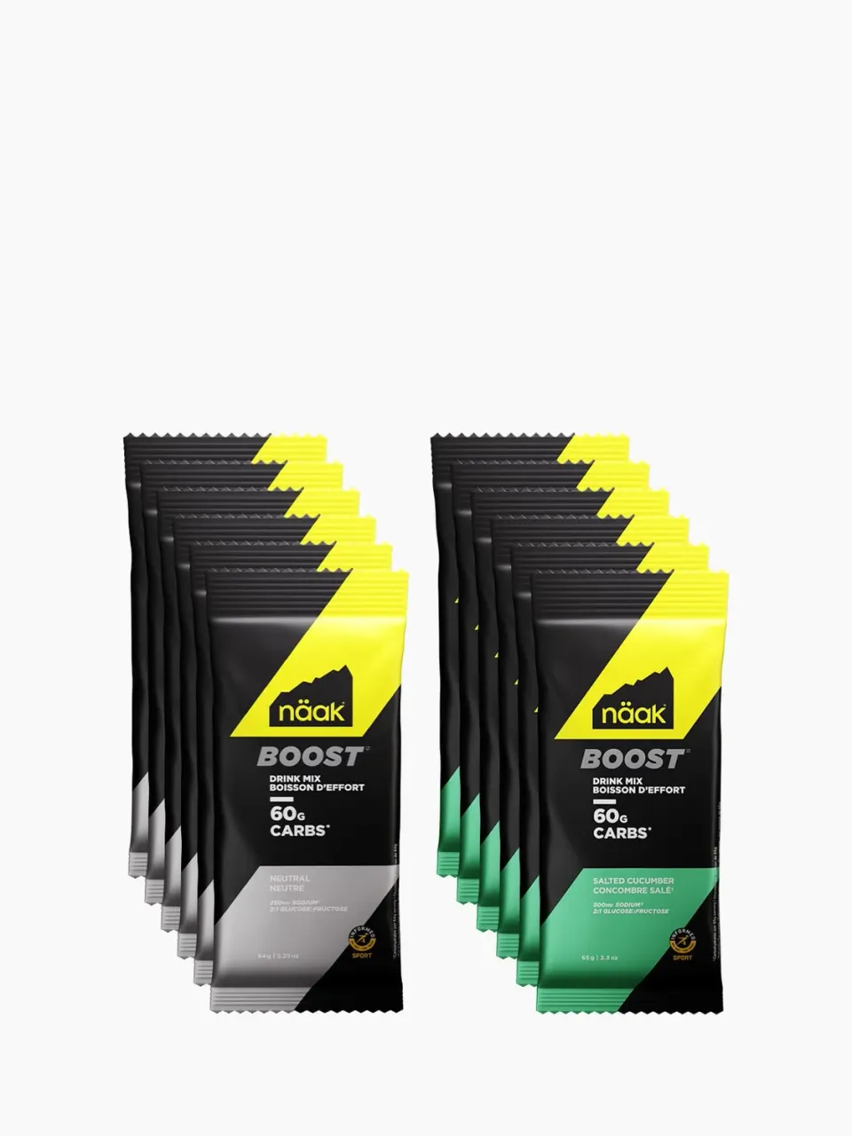 Näak UTMB Boost Drink Mix energidryck discovery pack 12-p