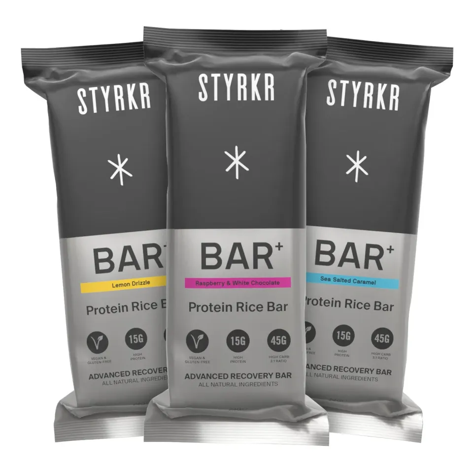 Styrkr BAR+ Recovery Bar 3-pack provsmak