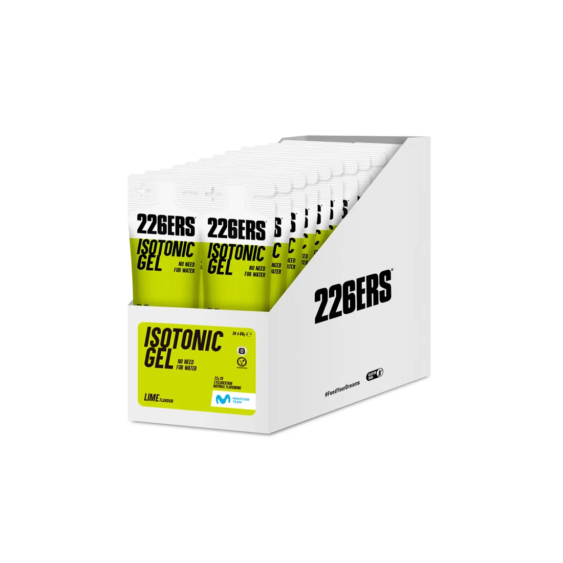 226ERS Isotonic Gel energigel 24x68g cola koffein