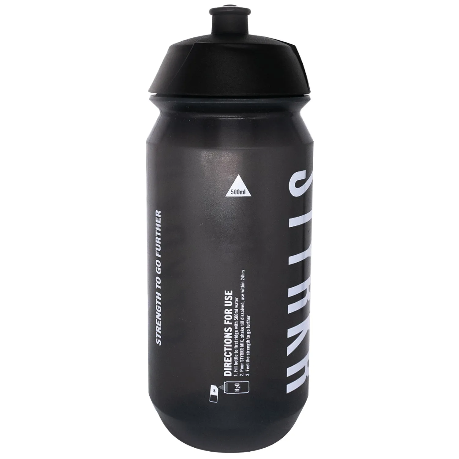 Styrkr Black Bottle flaska 500 ml sportdryck
