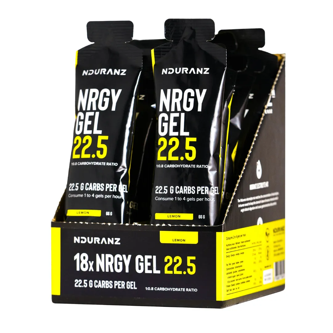 Nduranz Nrgy Gel 22.5 energigel citron 22,5 g