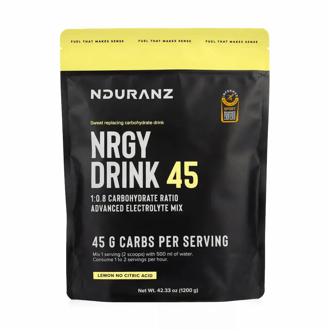 Nduranz Nrgy Drink 45 sportdryck citron elektrolyter
