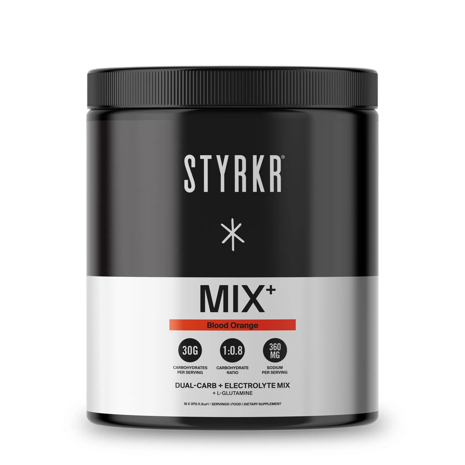 Styrkr MIX+ Blood Orange sportdryck 555 g