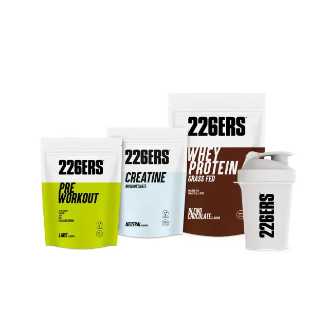 226ERS Performance Pack träningskit lime choklad shaker