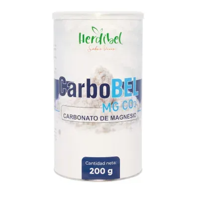 Herdibel Carbobel MgCO3 magnesiumpulver 200 g vegan