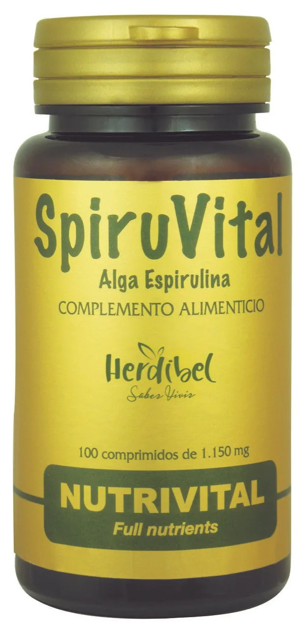Herdibel SpiruVital tabletter 100 st proteinrika