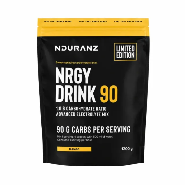 Nduranz Nrgy Drink 90 sportdryck Mango 90 g kolhydrat