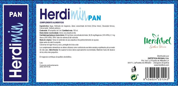 Herdibel Herdimin Pan ampuller 30-pack ört