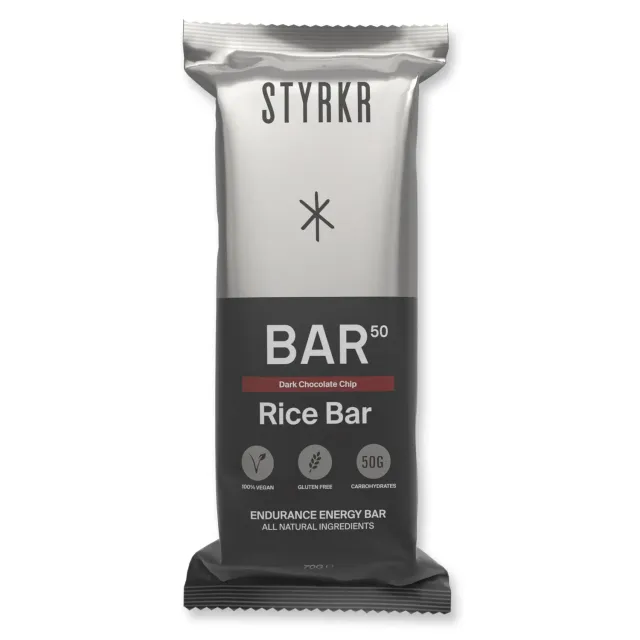 Styrkr BAR50 Dark Chocolate Chip energibar 12-pack 50 g