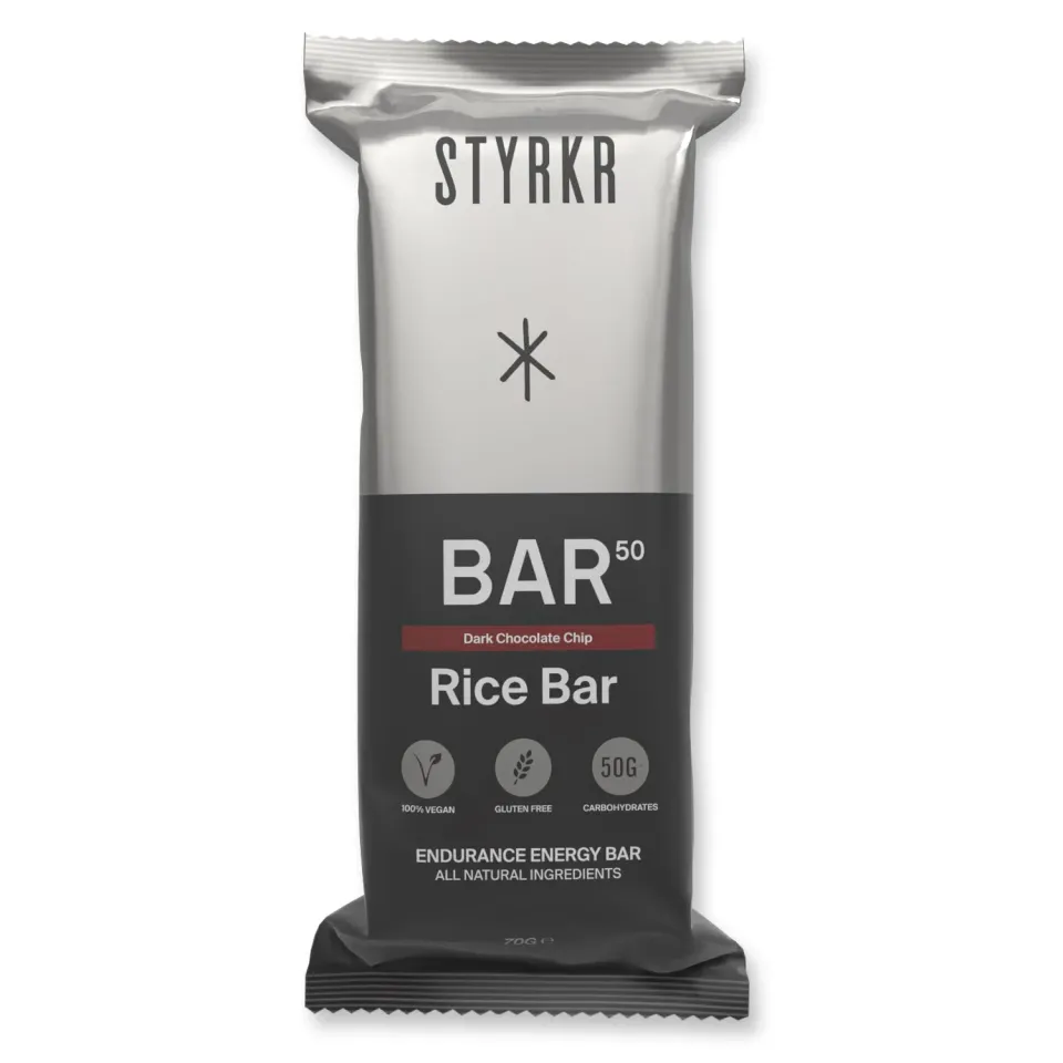 Styrkr BAR50 Dark Chocolate Chip energibar 12-pack 50 g
