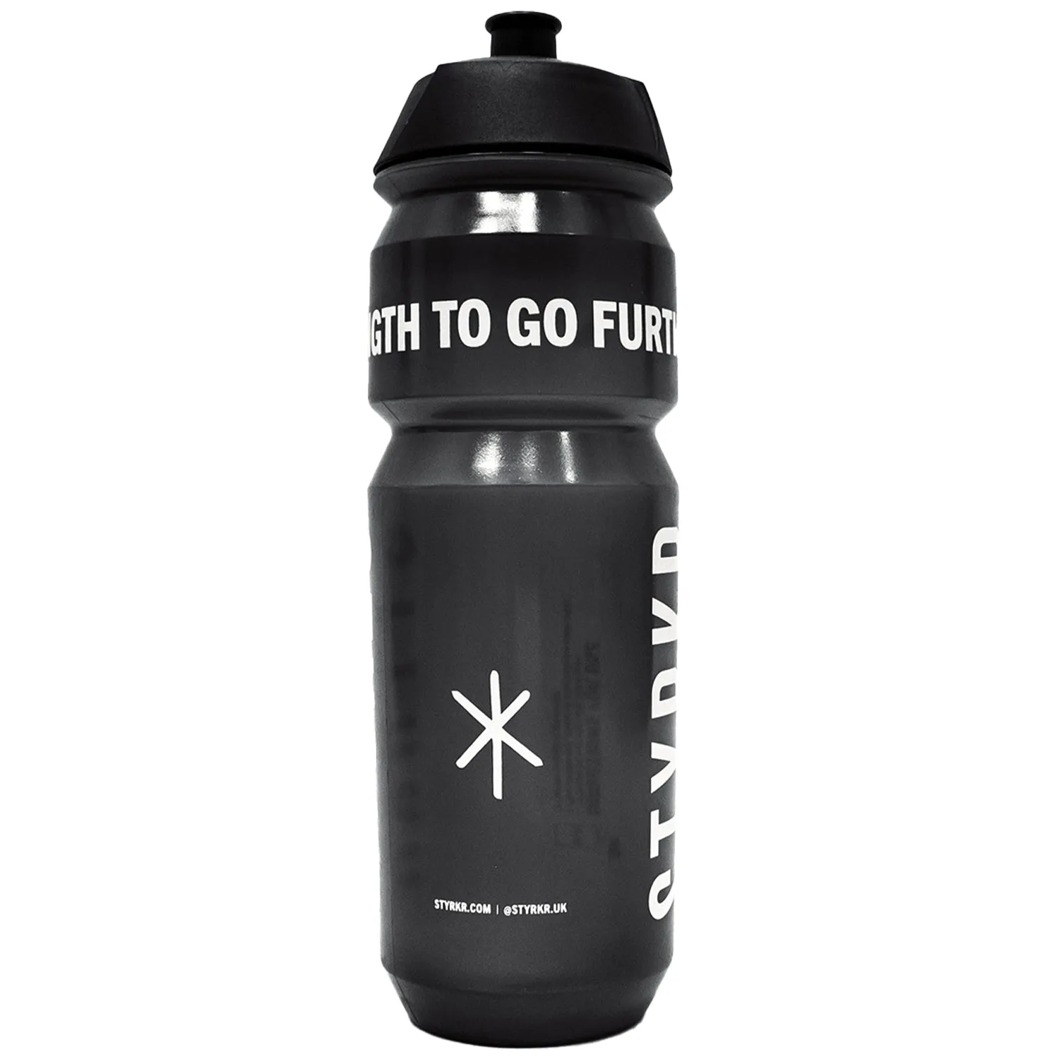 Styrkr Black Bottle vattenflaska 750 ml svart BPA-fri