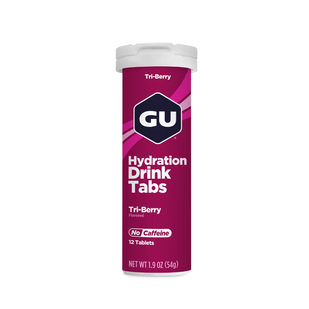 GU Energy Hydration Tabs vätsketabletter strawberry lemonade 4-pack