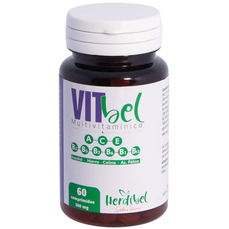 Herdibel Vitbel multivitamin tuggtabletter 60 st citrus