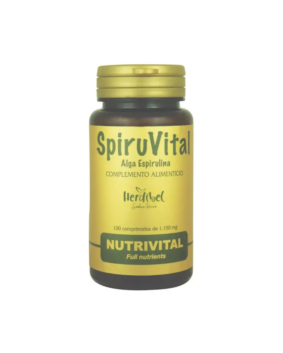 Herdibel SpiruVital tabletter 100 st proteinrika
