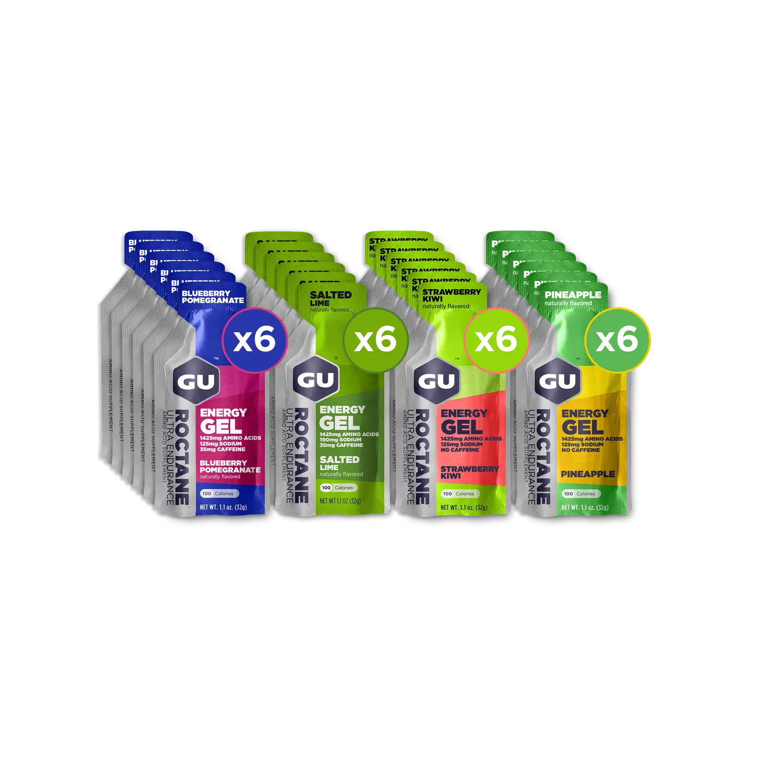 GU Energy Roctane Energy Gel energigel 24-pack uthållighet