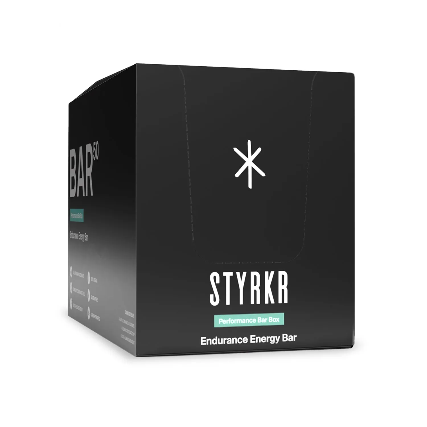 Styrkr BAR50 energibar variety pack 12-pack 50g