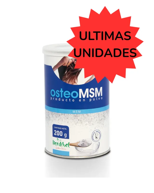 Herdibel OsteoMSM MSM-pulver 200 g leder