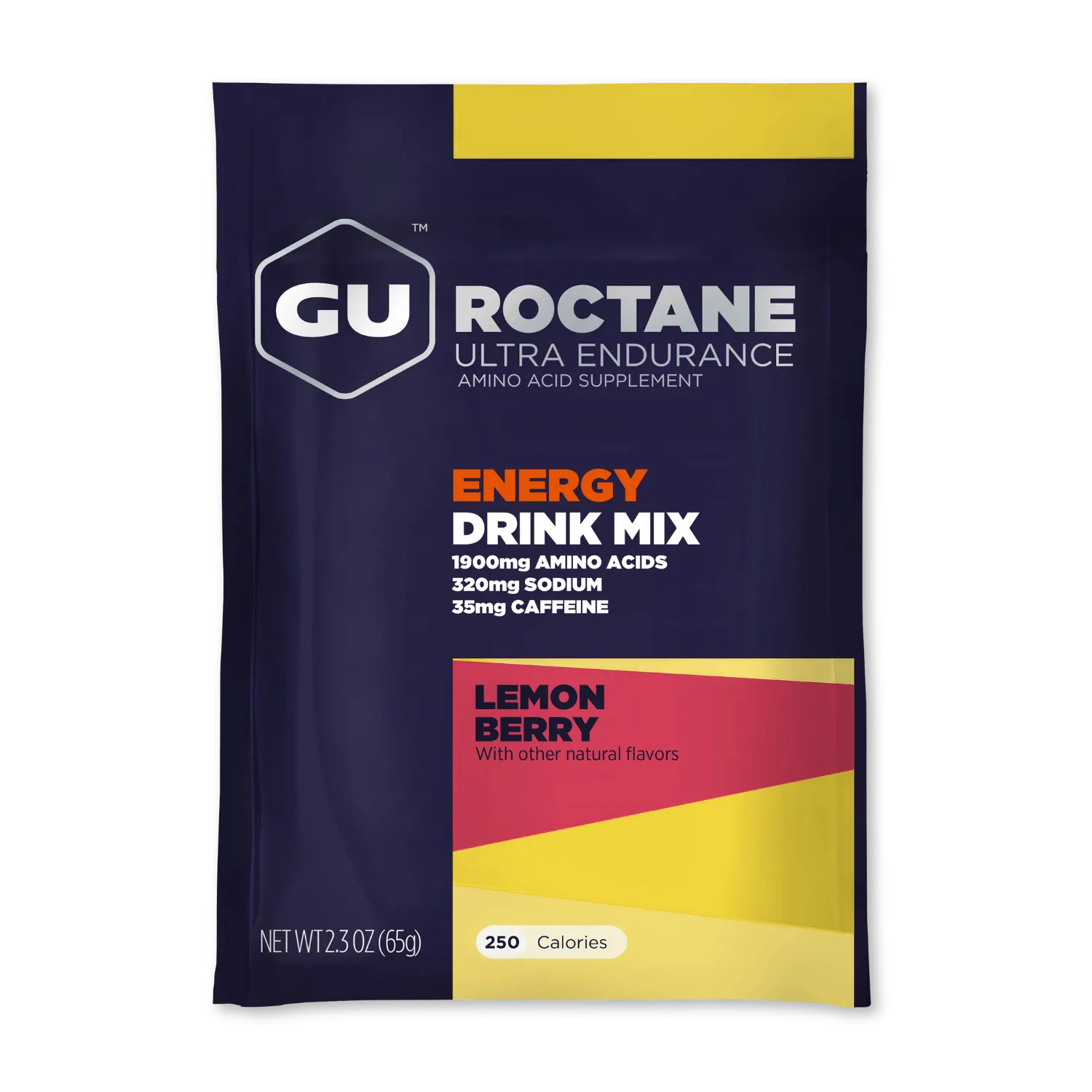 GU Energy Roctane sportdryckspulver lemon berry 24-portioner