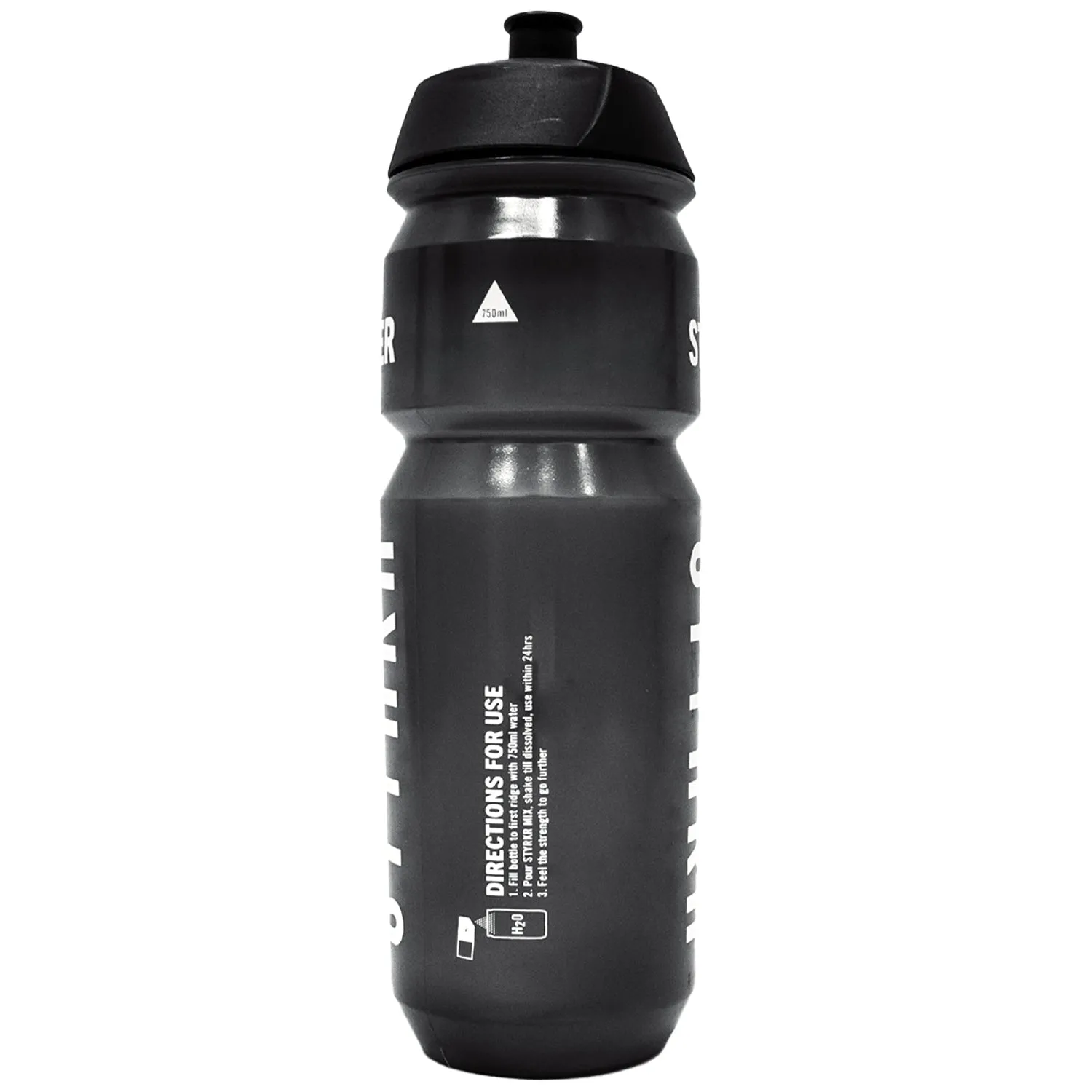 Styrkr Black Bottle vattenflaska 750 ml svart BPA-fri