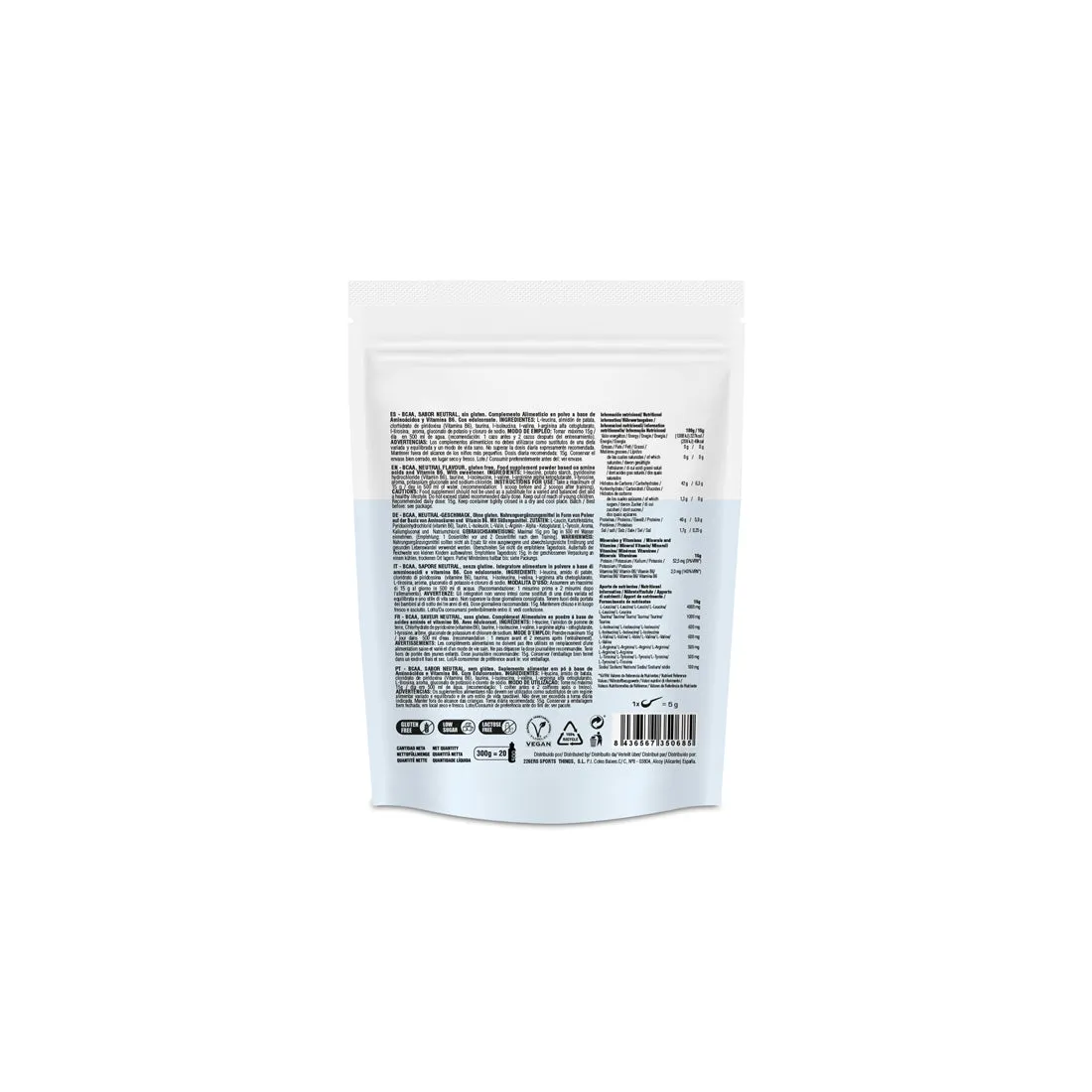226ERS BCAA 8:1:1 aminosyror cola 300 g glutenfri