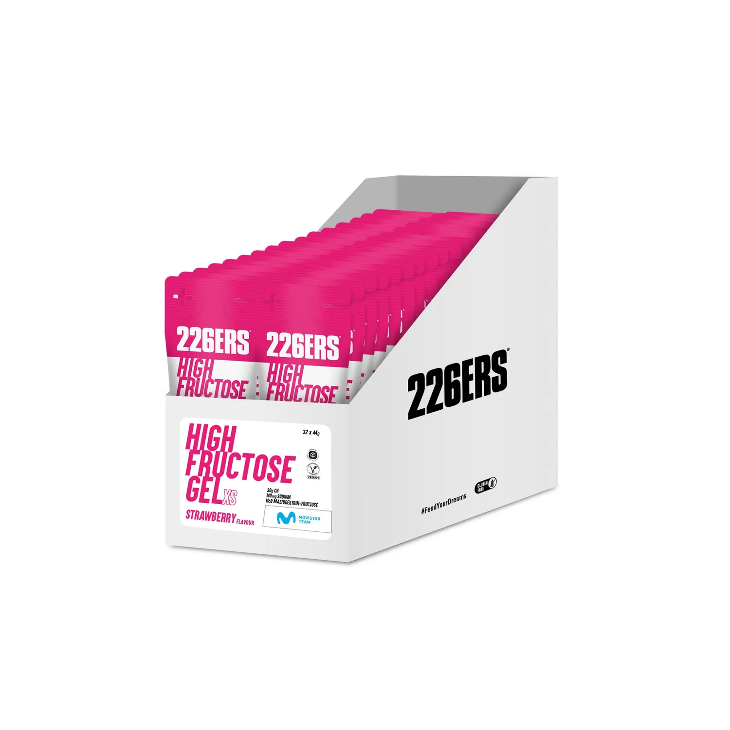 226ERS High Fructose Gel XS Cola koffein 32-pack