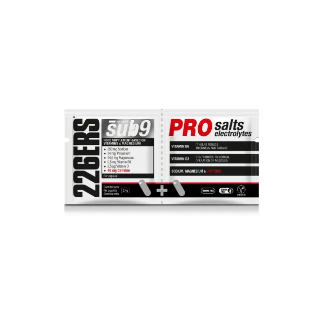 226ERS Sub9 Pro Salts elektrolytkapslar duo koffein