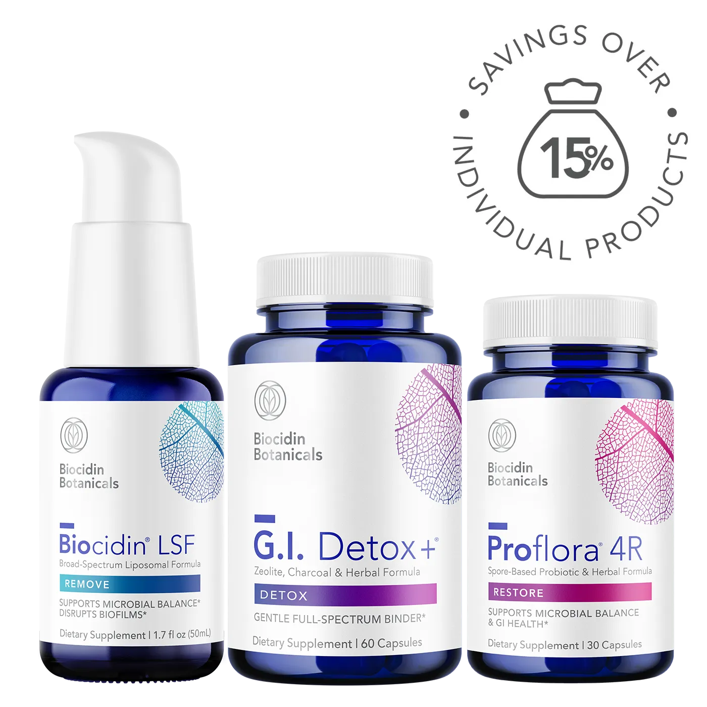Biocidin Botanicals Bioclear Microbiome Detox Program tarmdetox 30 dagar