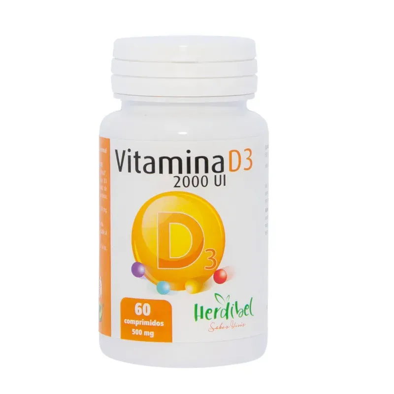 Herdibel D3 2000 IE tuggtabletter 60 st jordgubb