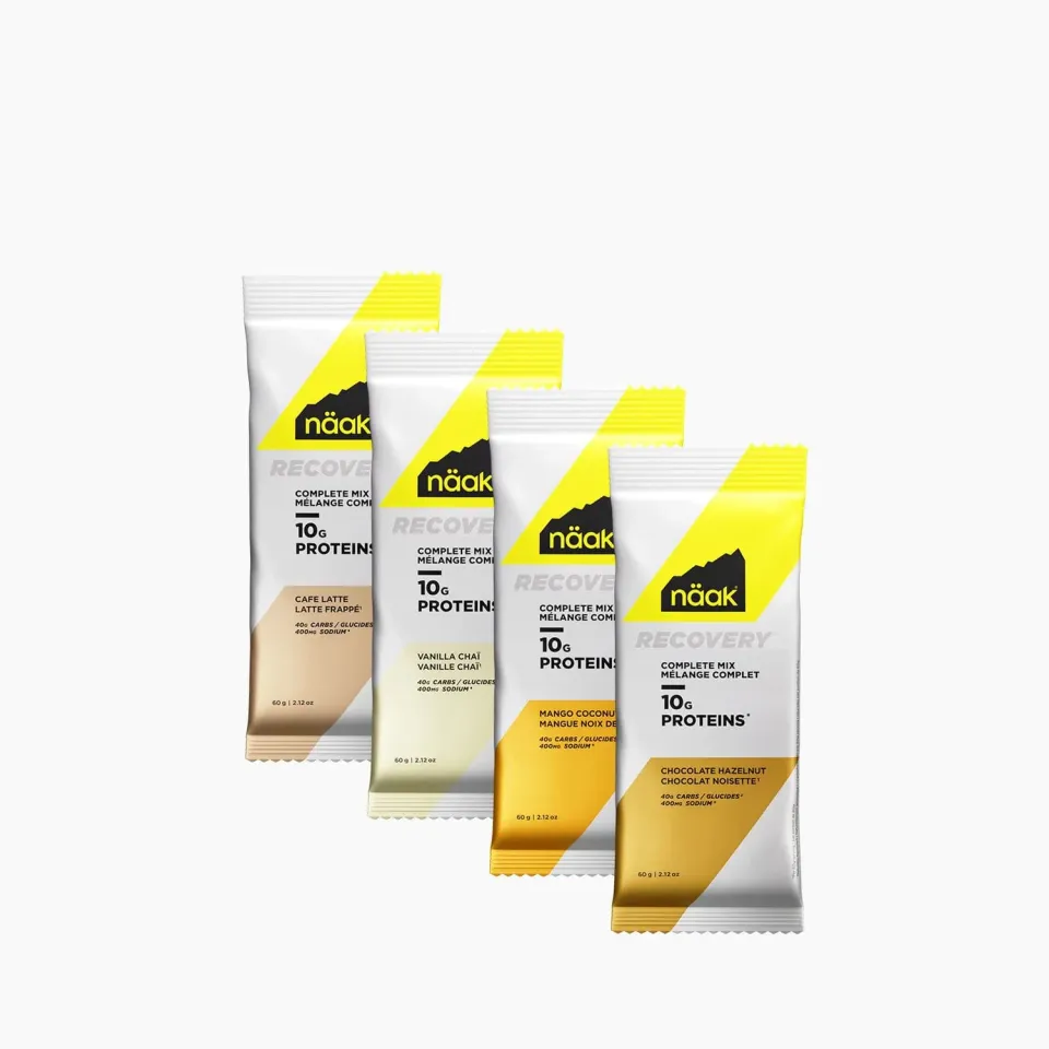 Näak Recovery Complete Mix återhämtningsshake 4-pack mixade smaker