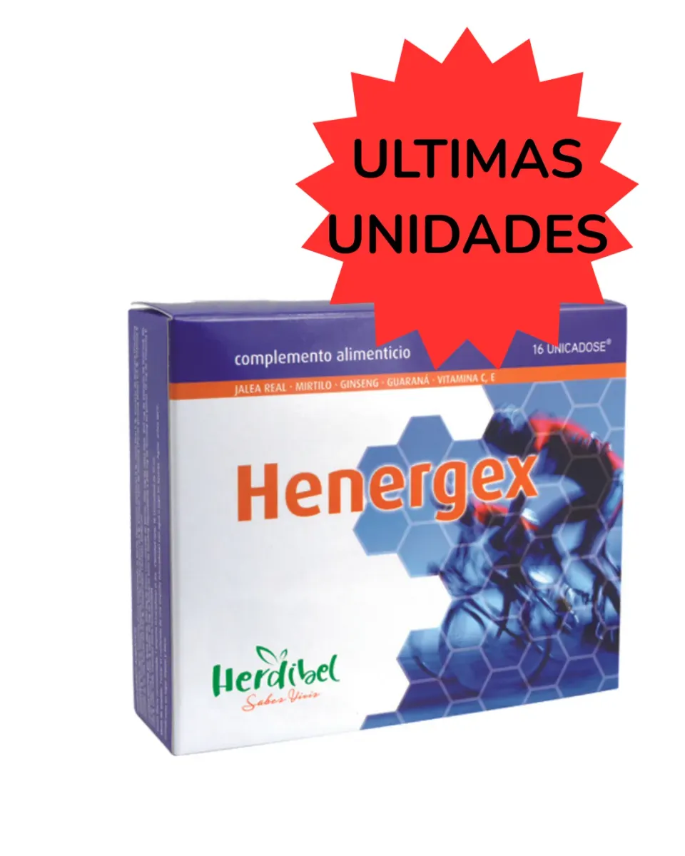 Herdibel Henergex vitamindryck 16 doser C+E