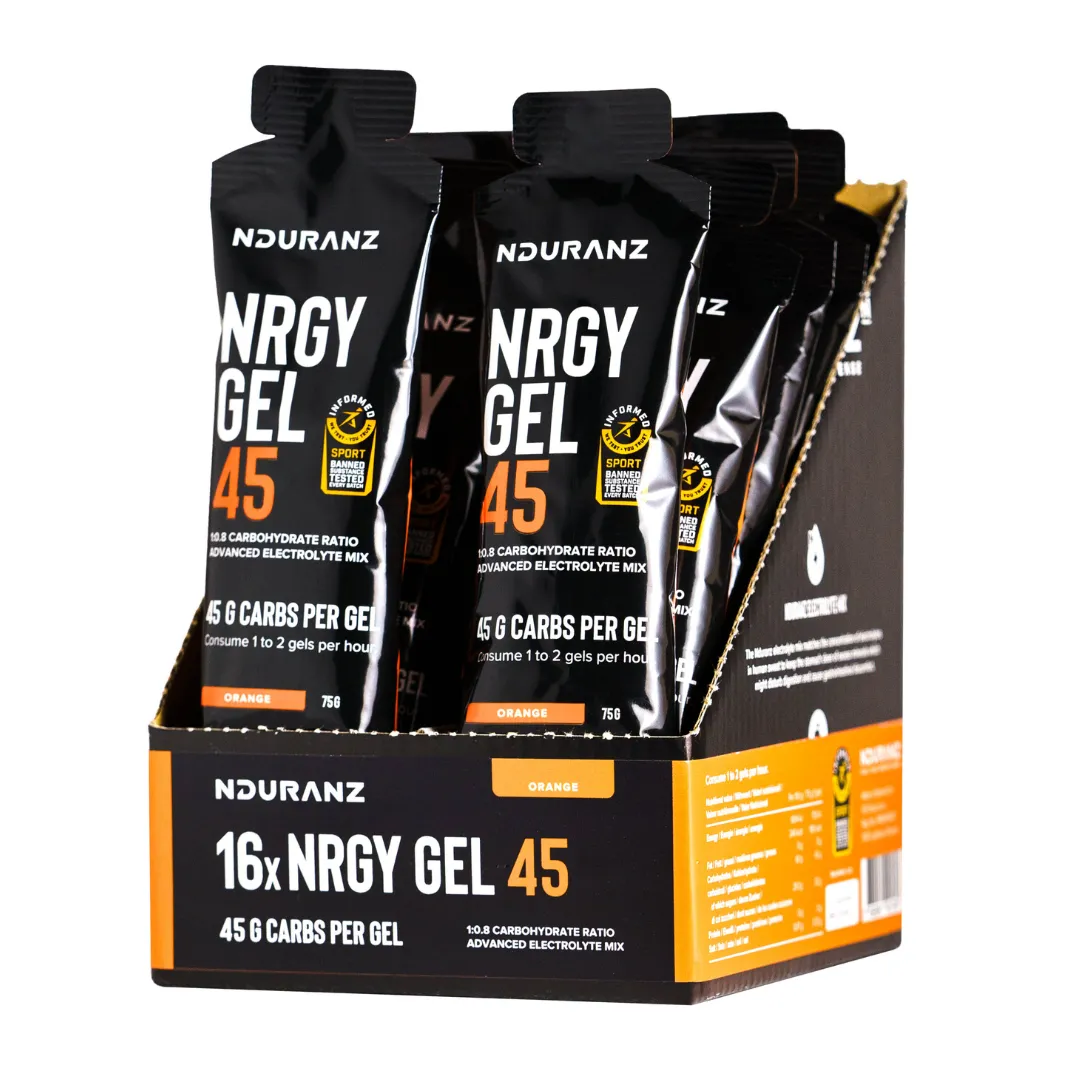 Nduranz Nrgy Gel 45 energigel Lemon 45 g kolhydrater