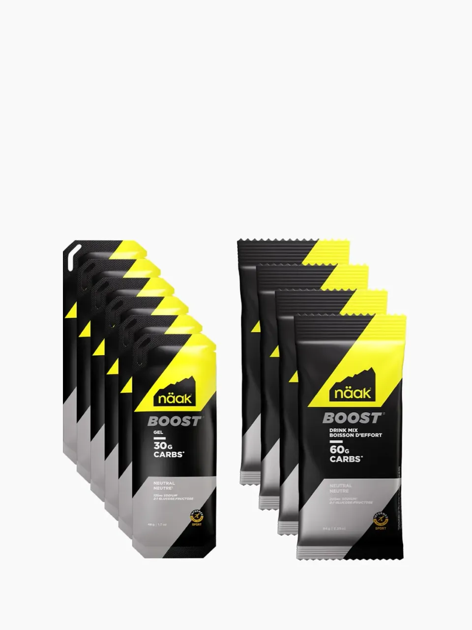 Näak Boost Halvmaraton energipaket Neutral 10-pack