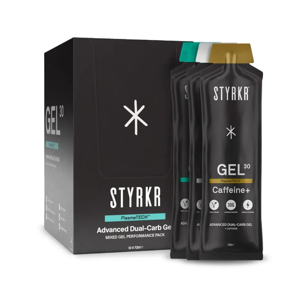 Styrkr GEL30 energigel 12-pack mixlåda