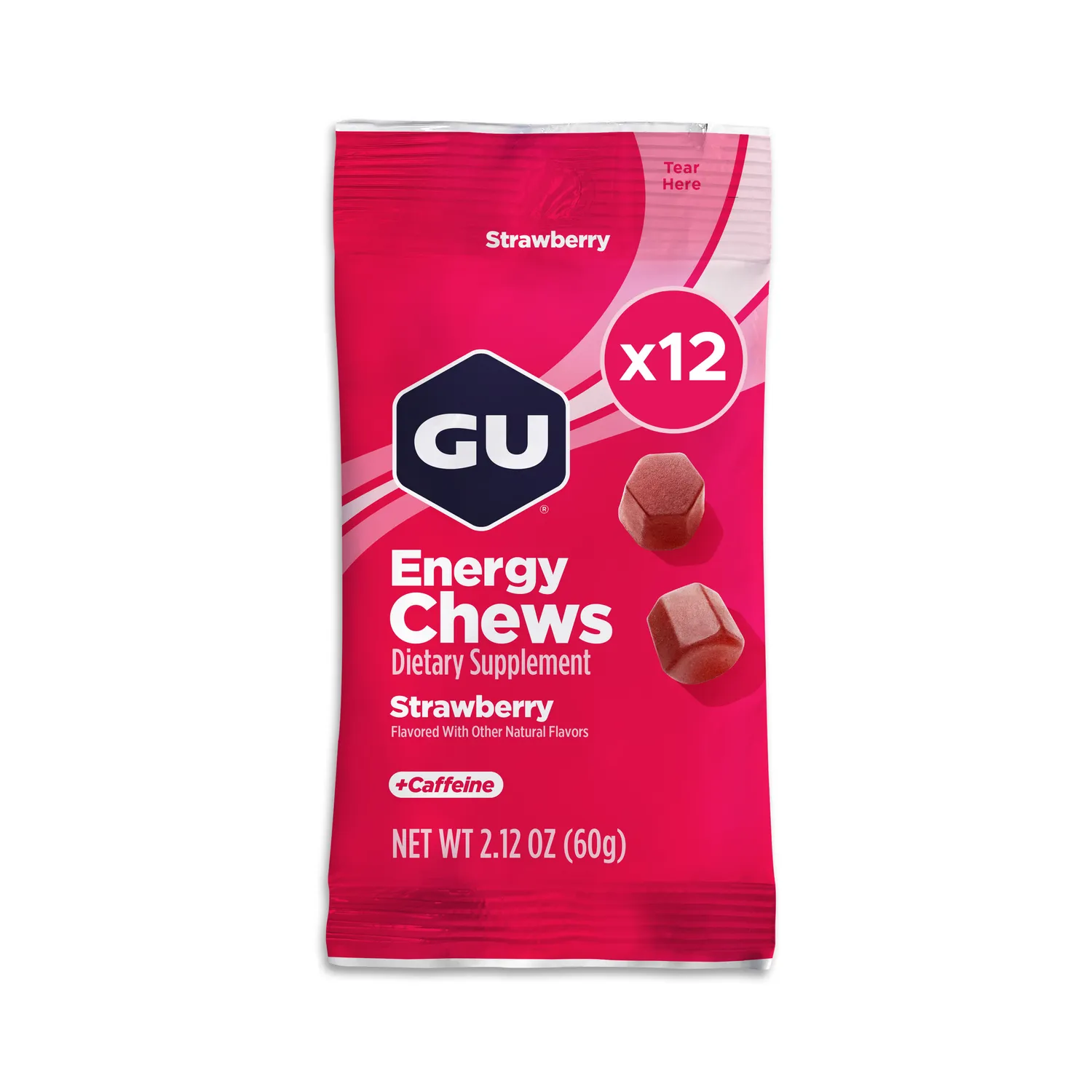 GU Energy Energy Chews energitugg fruit punch 12-pack