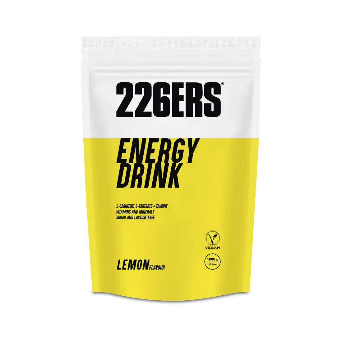 226ERS Energy Drink sportdryck citron 500 g koffeinfri