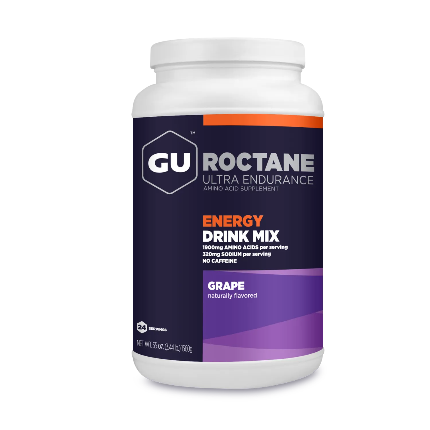 GU Energy Roctane sportdryckspulver lemon berry 24-portioner