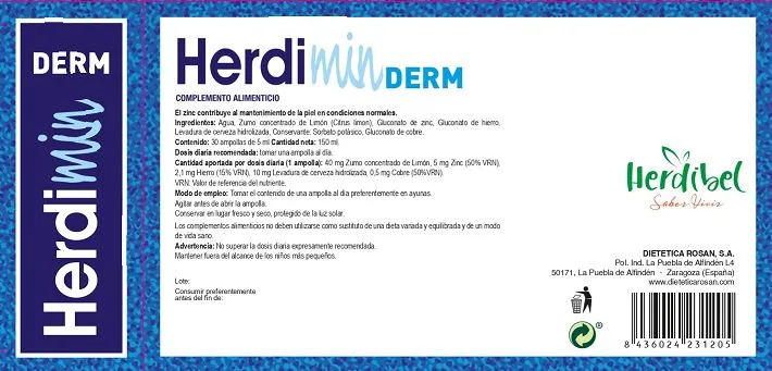 Herdibel Herdimin Derm ampuller 30-pack örtkoncentrat