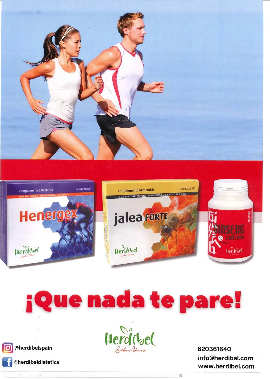 Herdibel Henergex vitamindryck 16 doser C+E